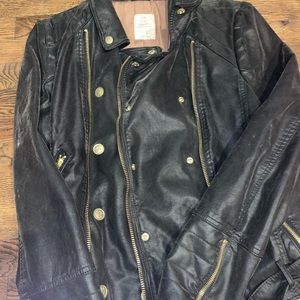 We the free vegan leather jacket